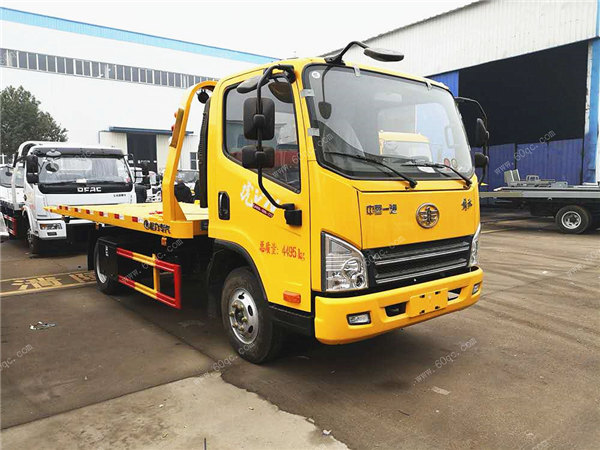 解放虎VN藍牌一拖二清障車 解放虎VN藍牌一拖二清障車