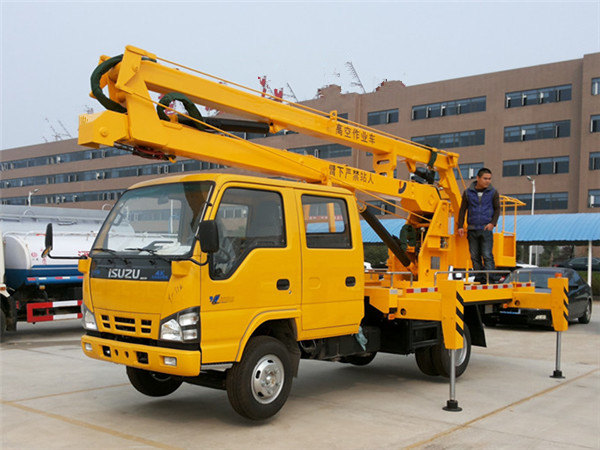 國五慶鈴五十鈴雙排座高空作業車