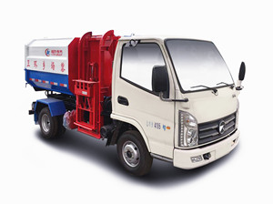 國五凱馬5方自裝卸式垃圾車