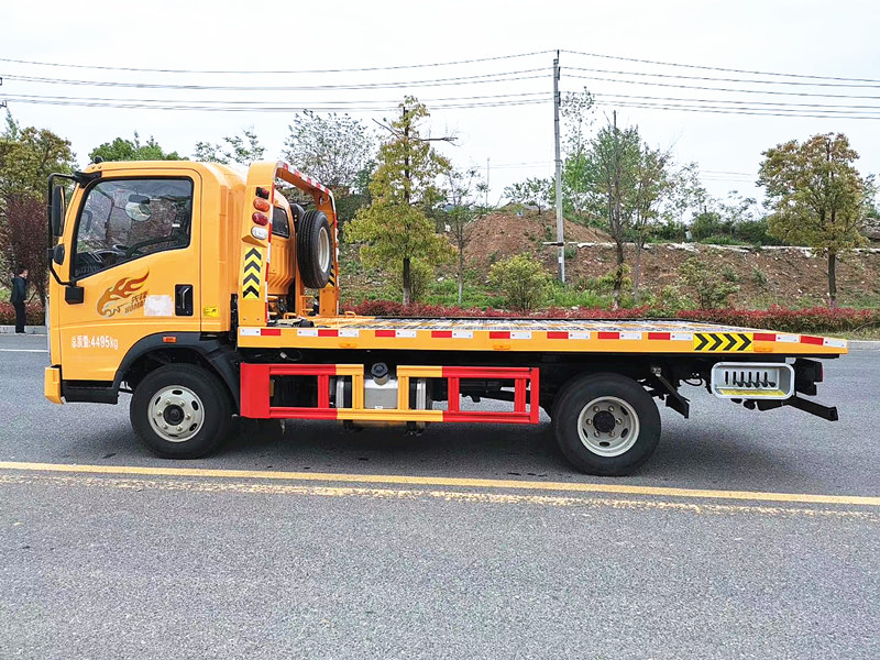 重汽豪曼一拖二藍牌清障車